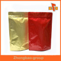 China fabricante de rotogravura de umidade prova plástico ziplock stand up sacos de embalagem de grãos de café para armazenamento de café